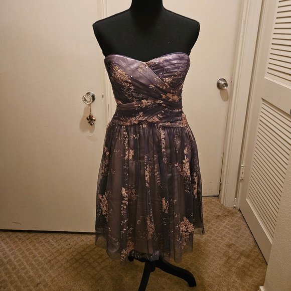 ADRIANNA PAPELL Dresses & Skirts - TULLE Ballerina Style Cocktail Dress Size 6. Strapless